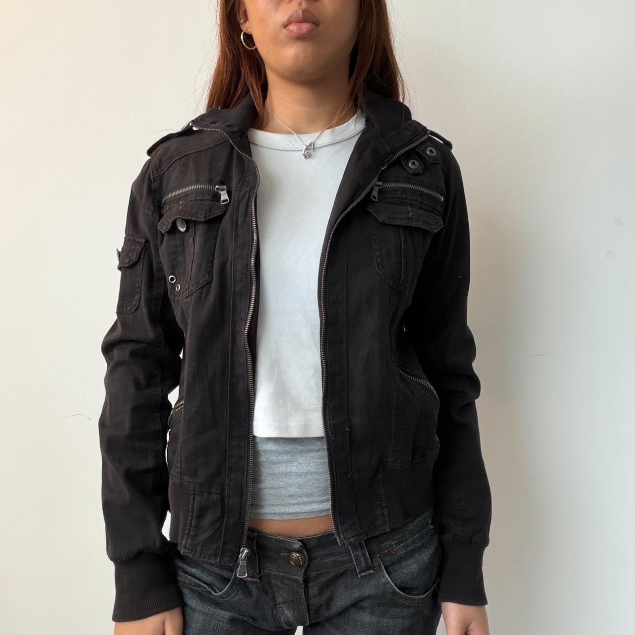 Vintage Black Utility Jacket