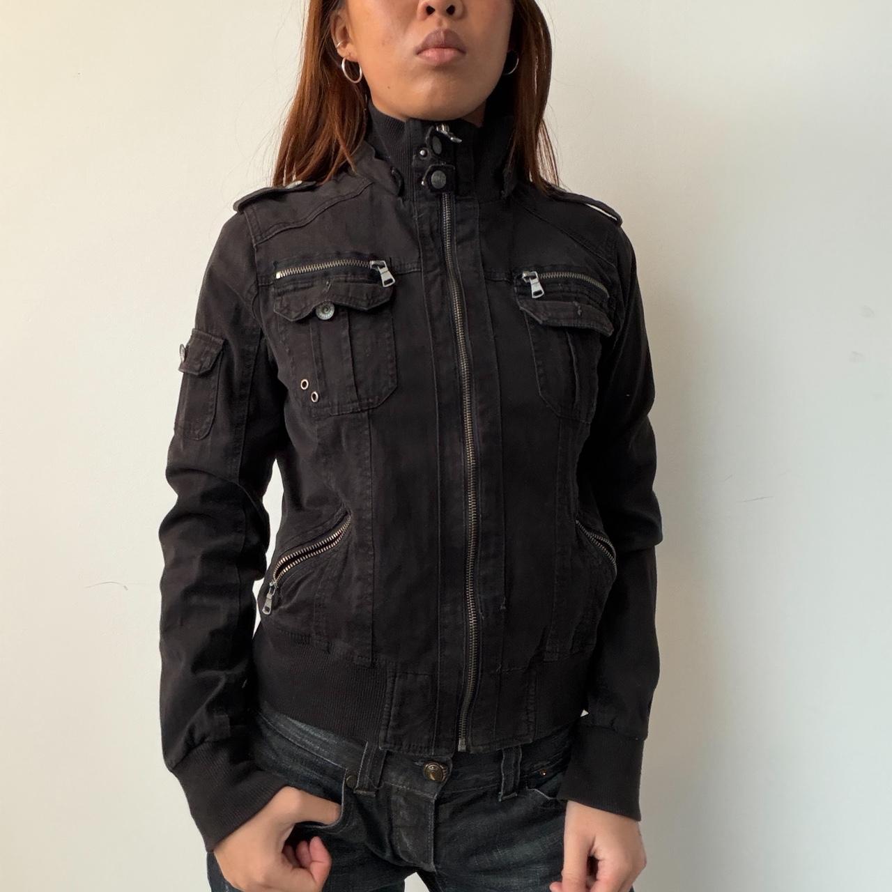 Vintage Black Utility Jacket