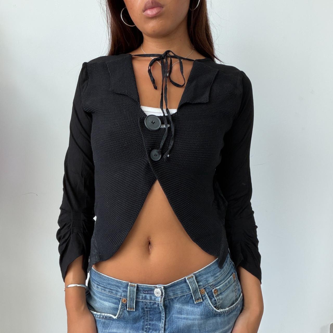 Vintage Cop Copine Black Bolero