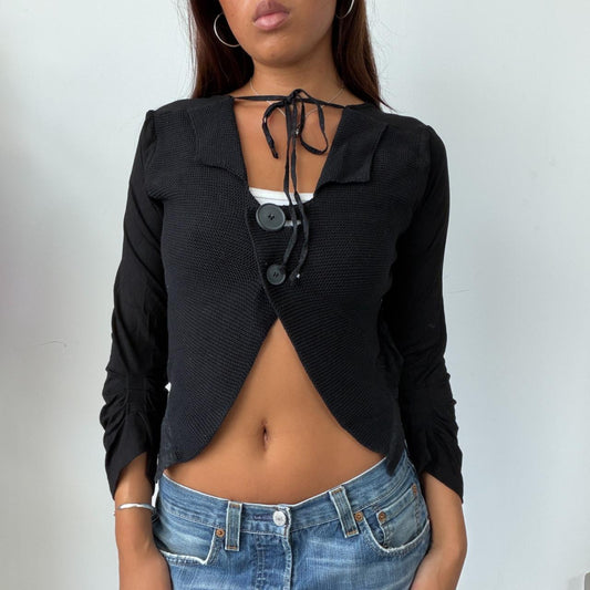 Vintage Cop Copine Black Bolero