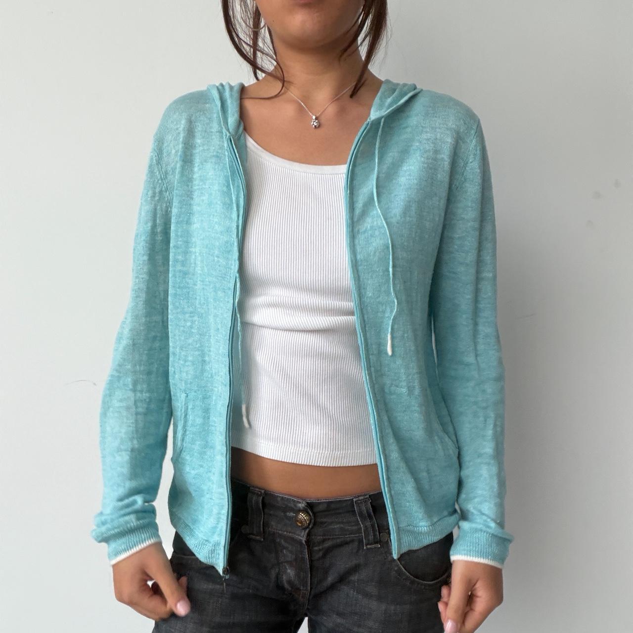 Vintage Blue Zip Up
