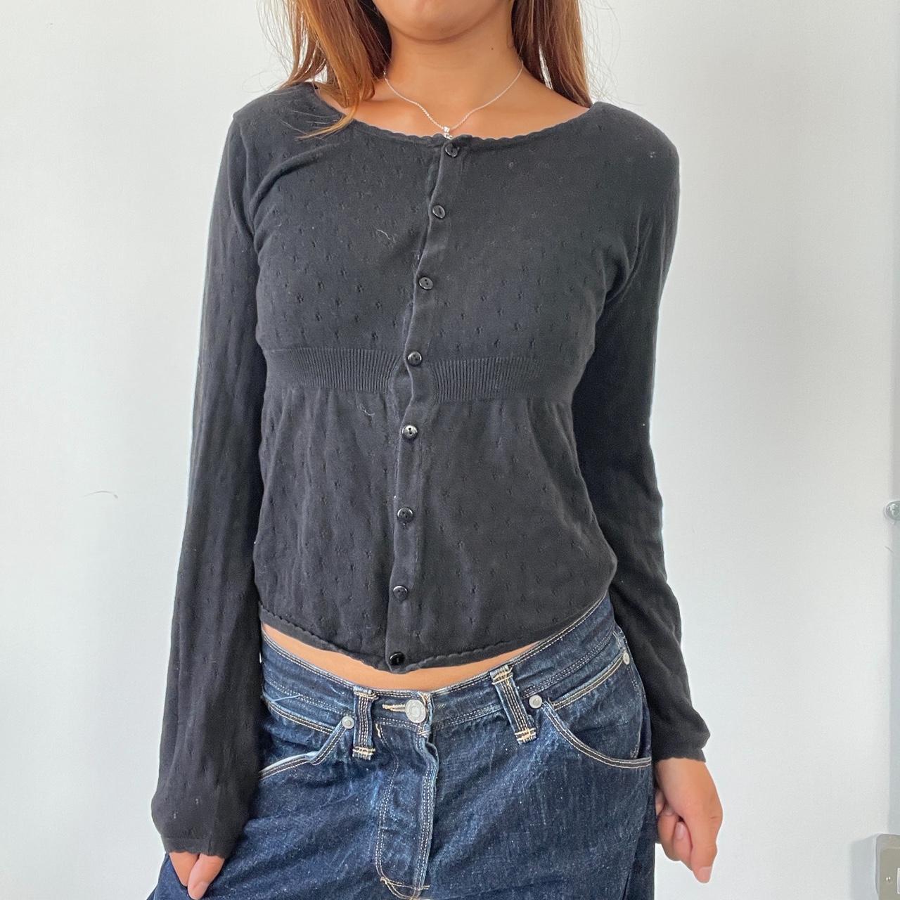 Vintage Comptoir des Cotoinners Pointelle Cardigan