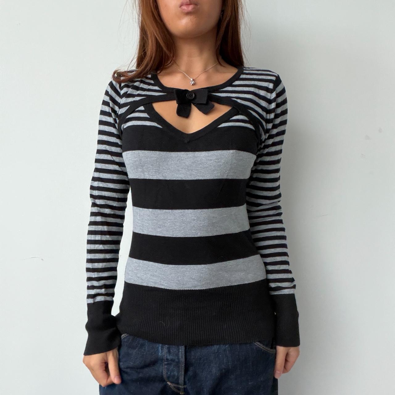 Vintage Stripe Knit Long Sleeve