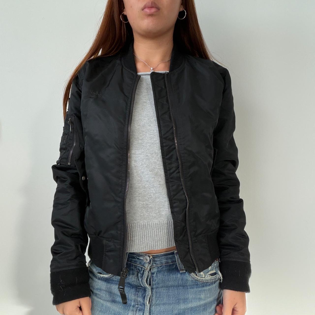 Vintage Black Schott Bomber Jacket