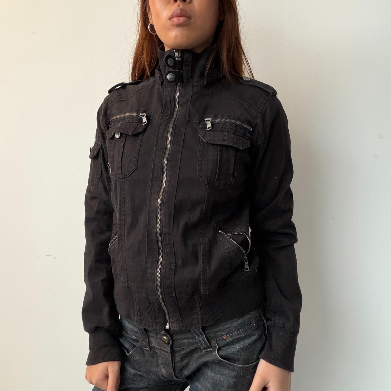 Vintage Black Utility Jacket