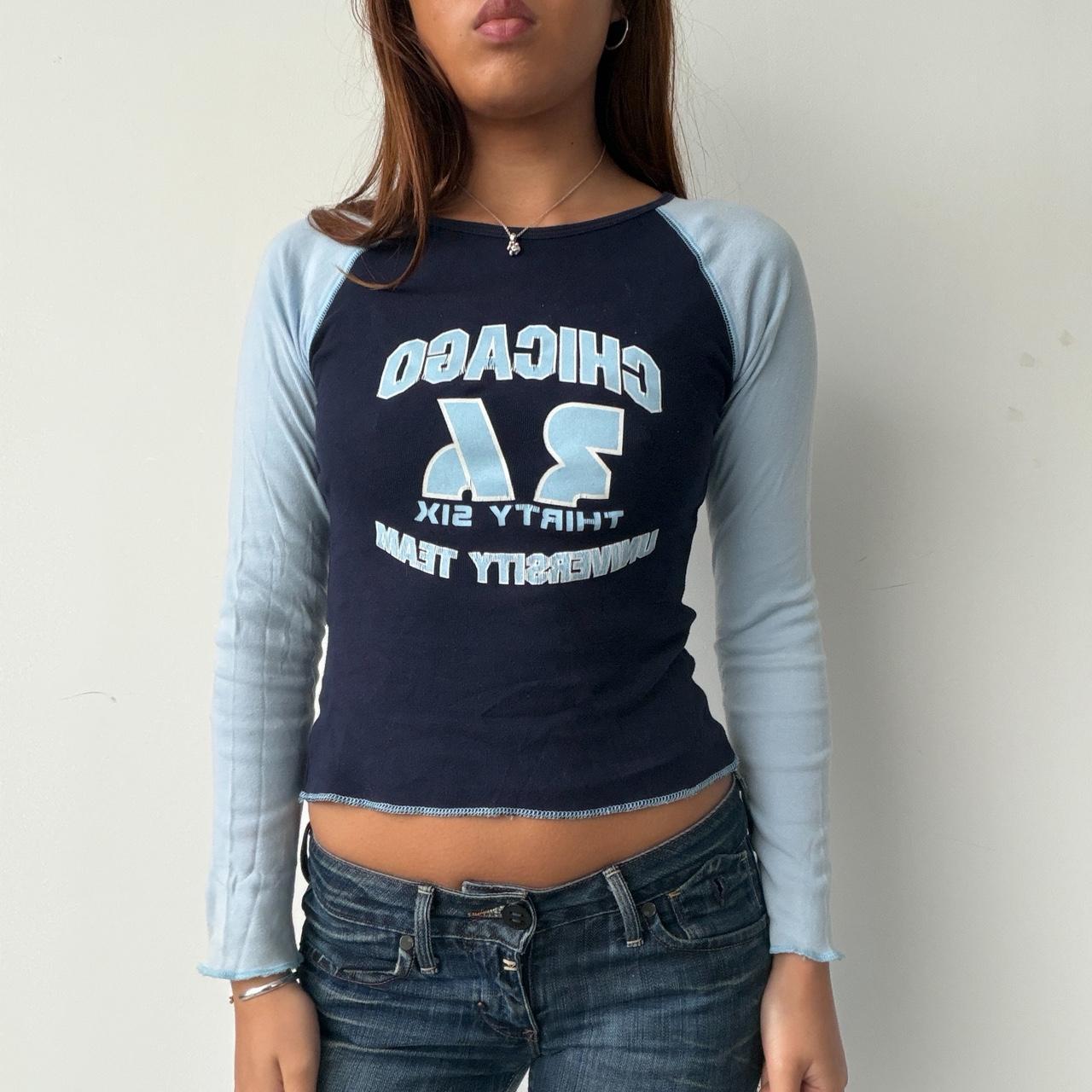 Vintage Navy Graphic Top