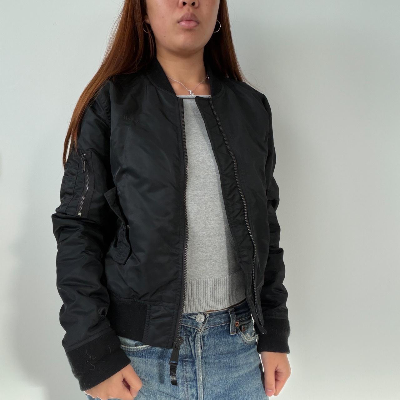 Vintage Black Schott Bomber Jacket