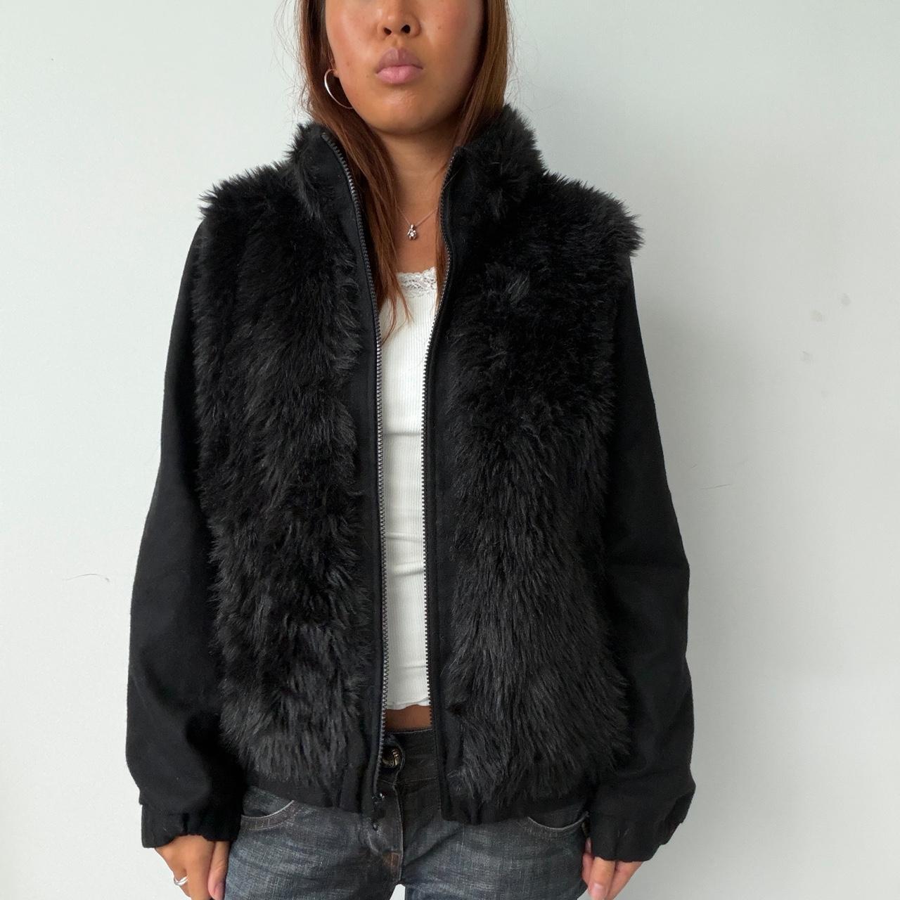 Vintage Black Fur Jacket