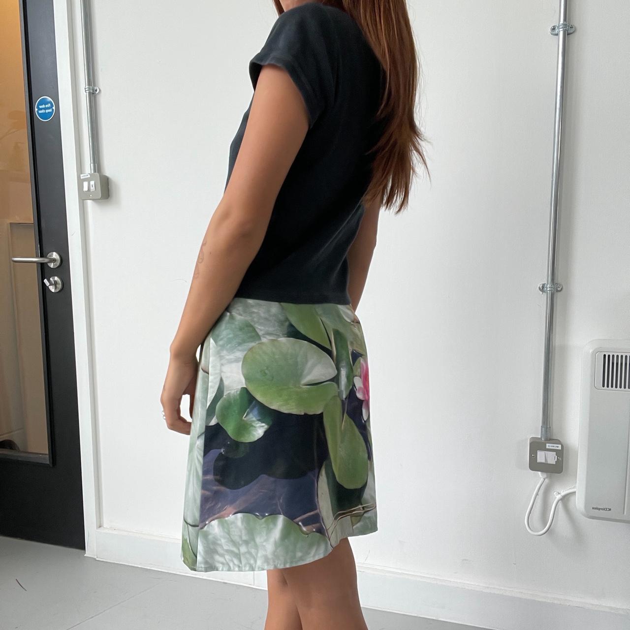 Vintage Lotus Floral Skirt