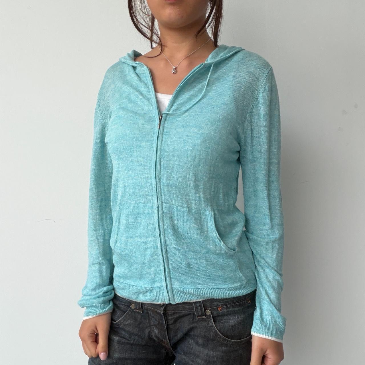 Vintage Blue Zip Up
