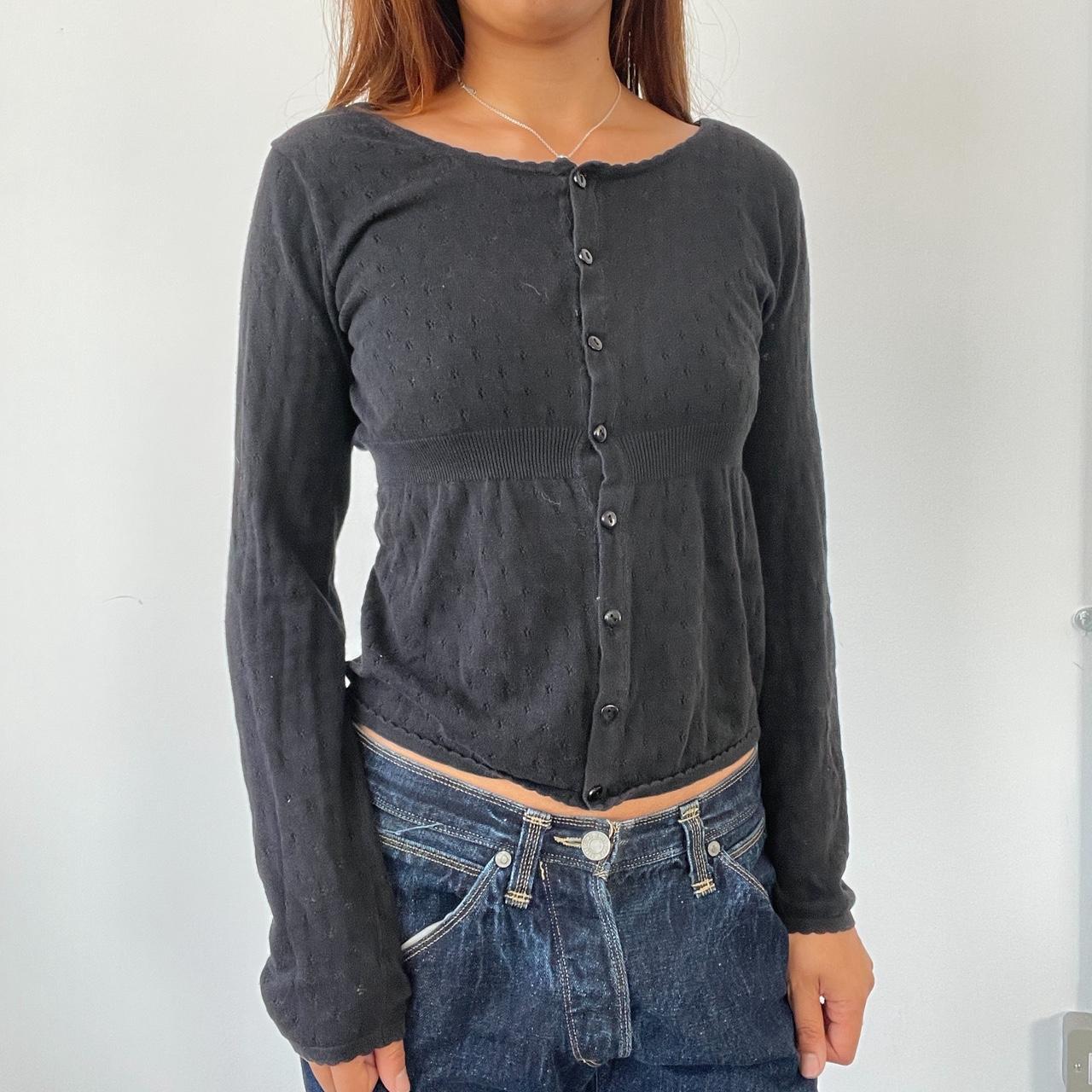 Vintage Comptoir des Cotoinners Pointelle Cardigan