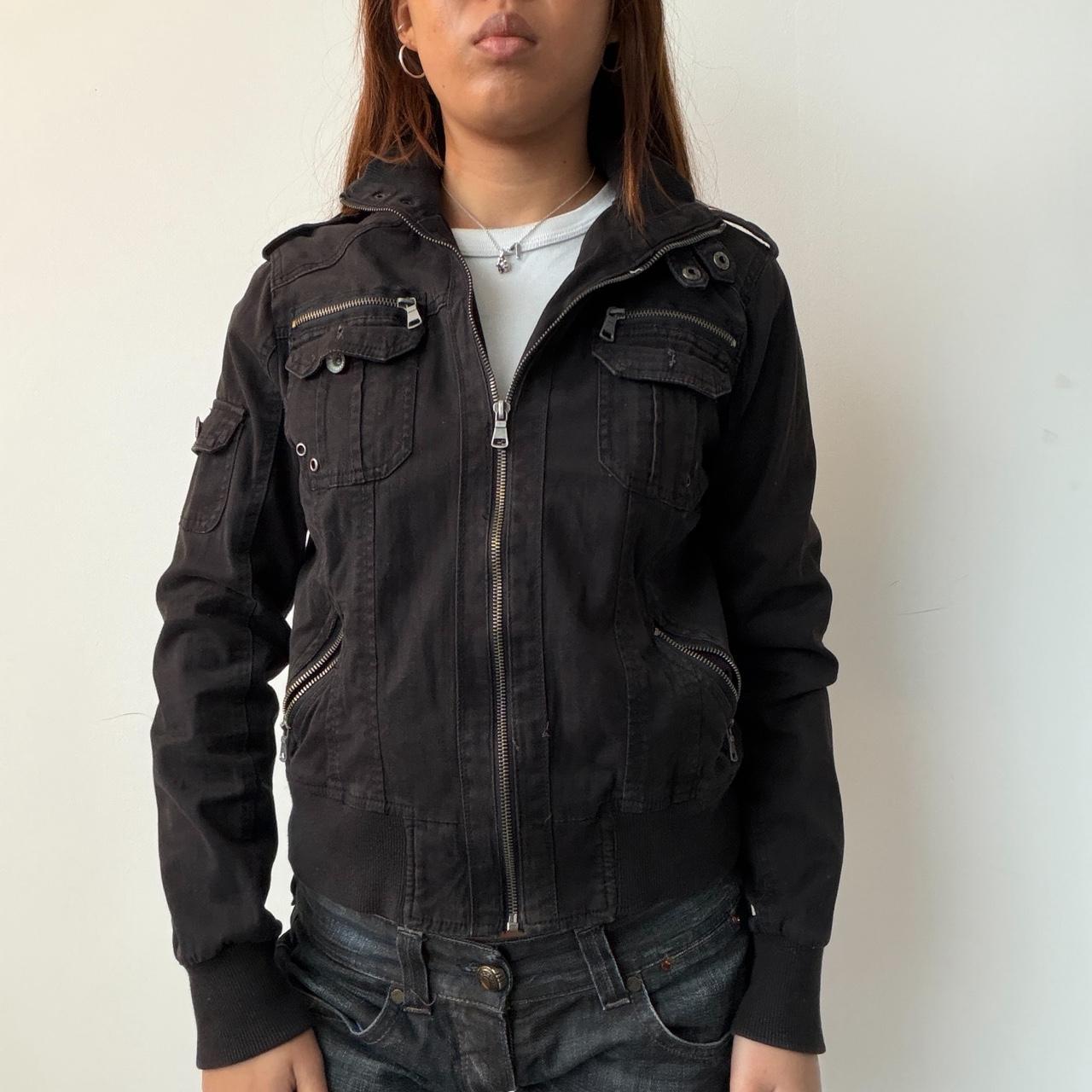 Vintage Black Utility Jacket