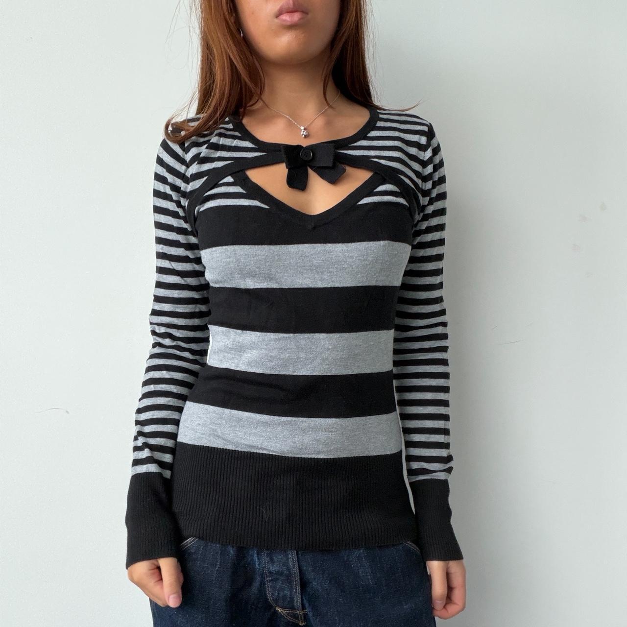 Vintage Stripe Knit Long Sleeve