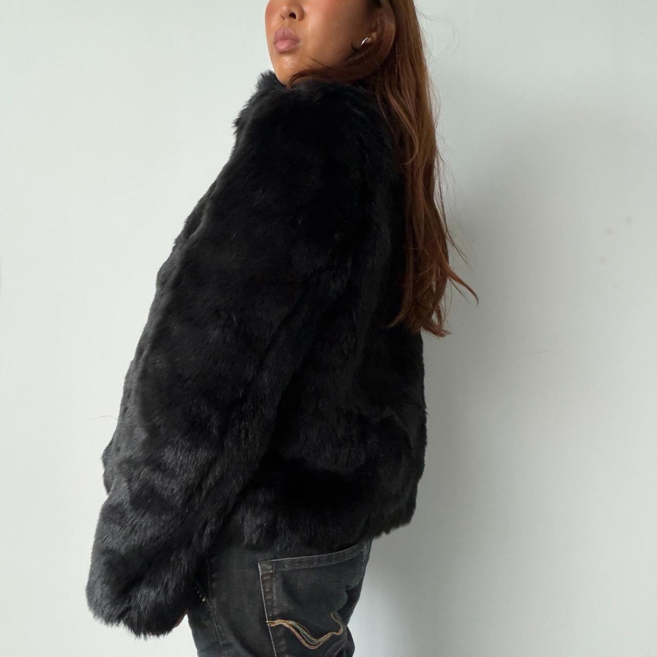 Vintage Black Fur Jacket