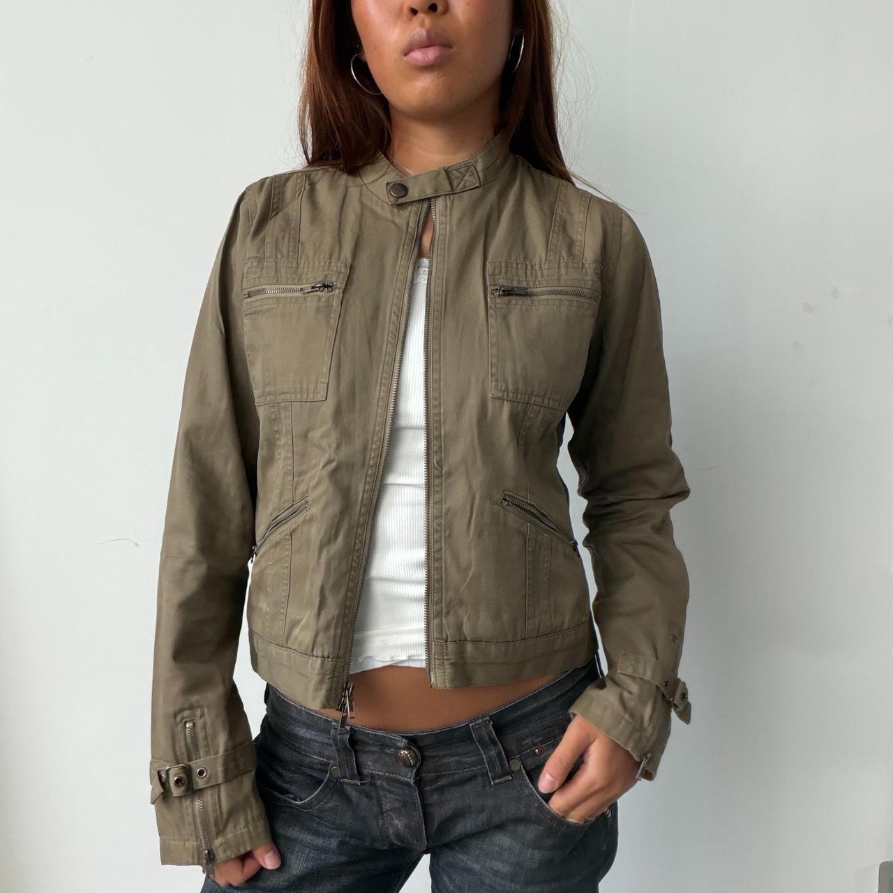Vintage Khaki Utility Jacket