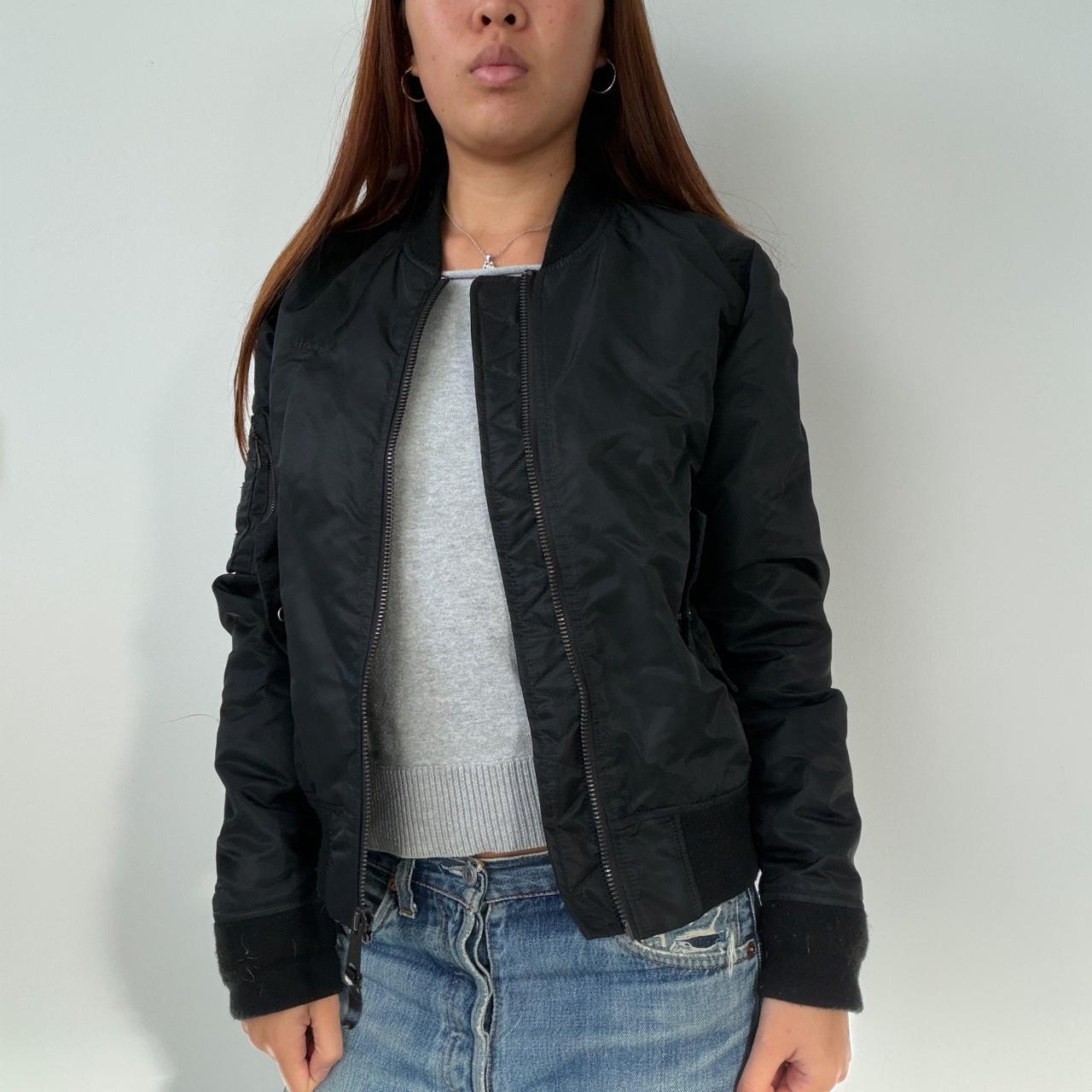 Vintage Black Schott Bomber Jacket