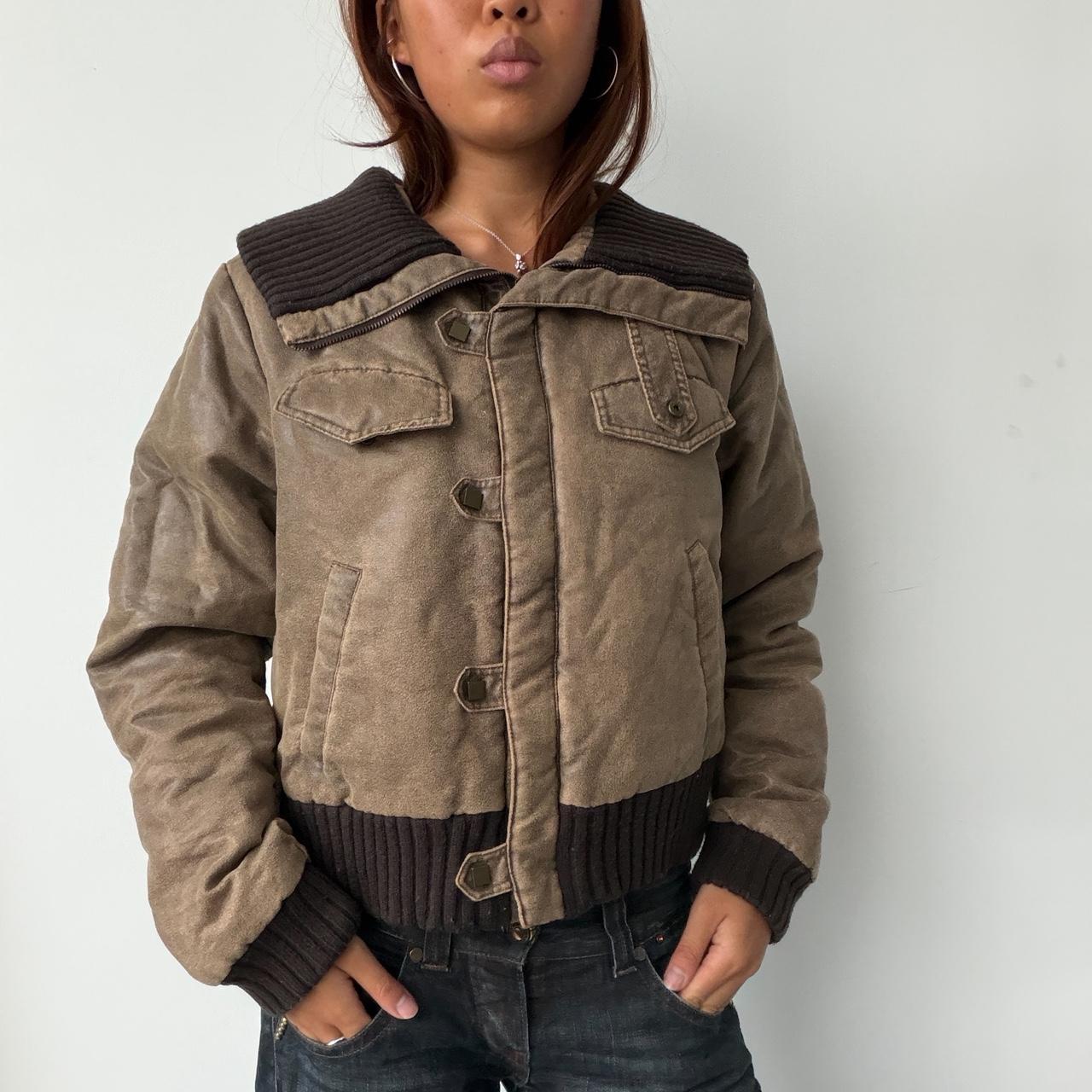 Vintage Brown Padded Jacket