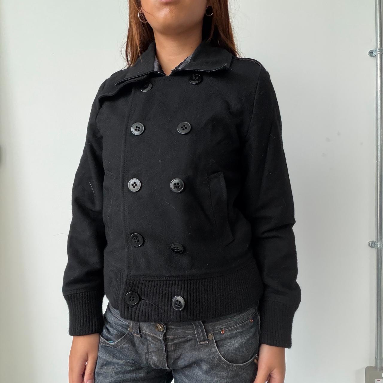Vintage Black Wool Jacket