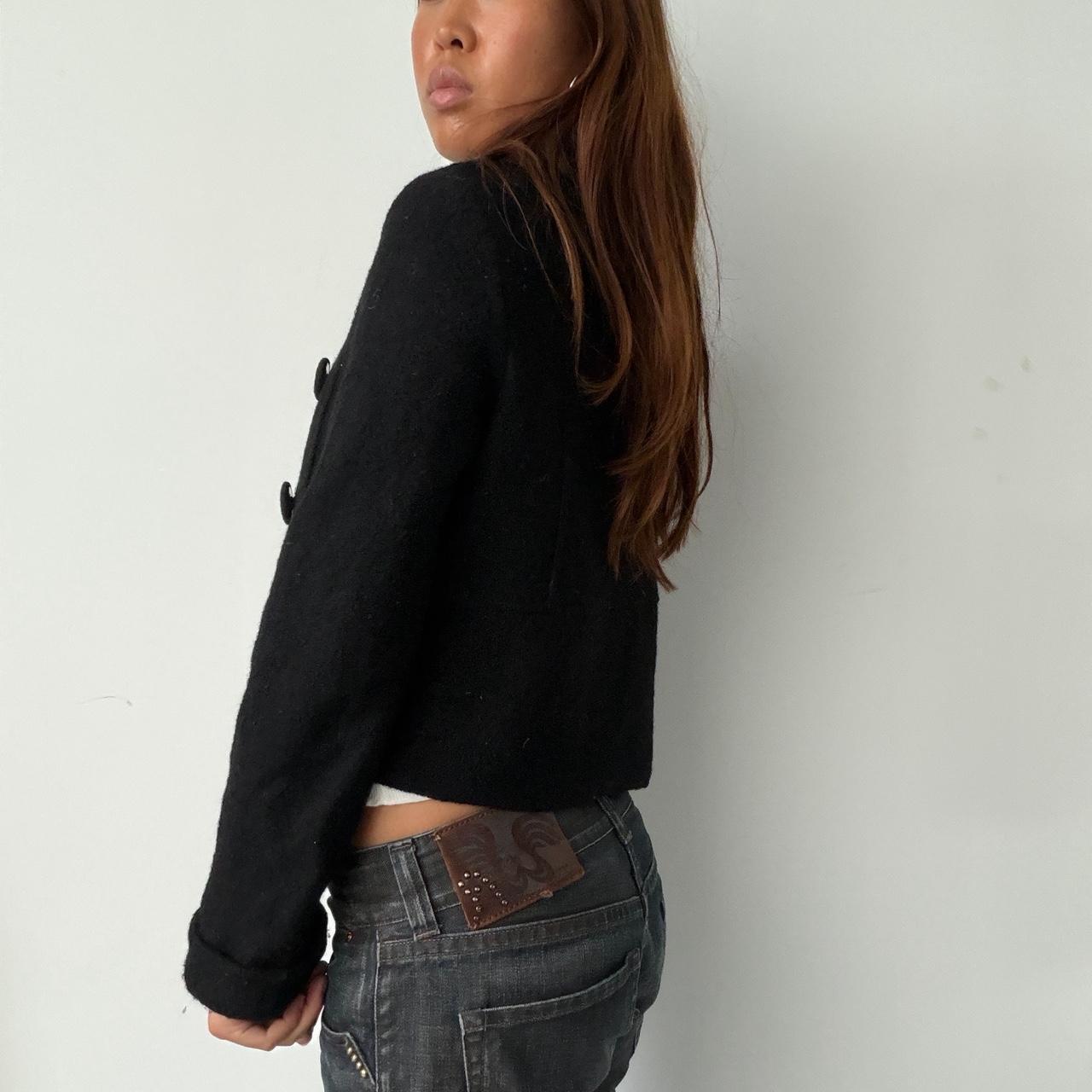 Vintage Black Knit Jacket