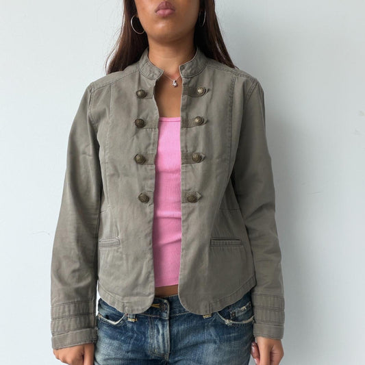 Vintage Green Military Jacket
