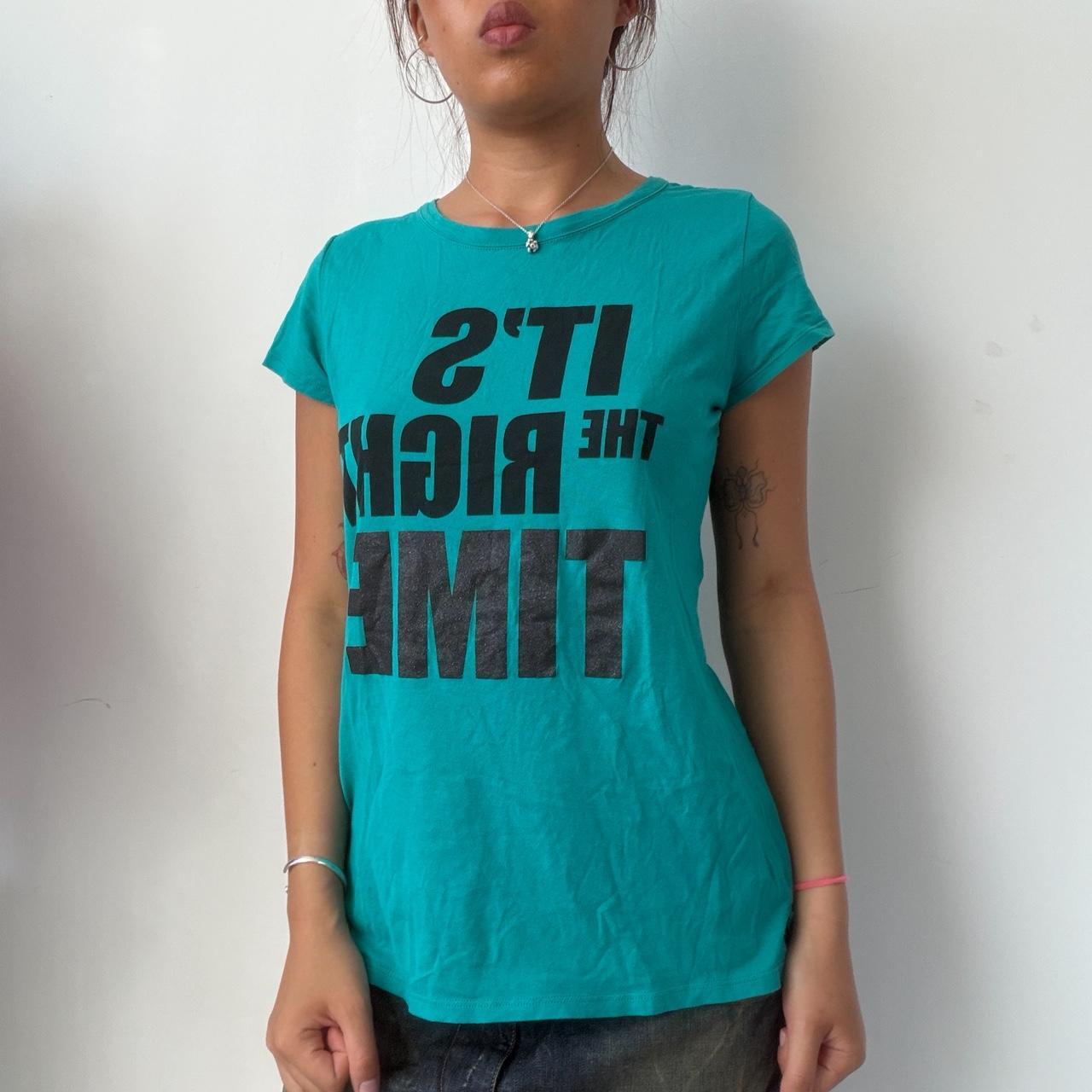 Vintage Turquoise Graphic Tee
