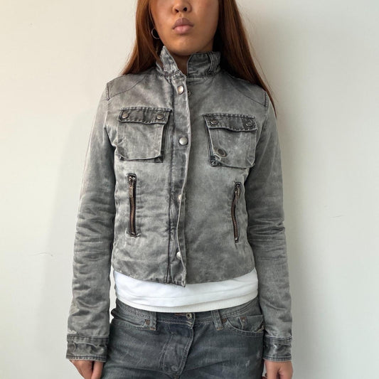 Vintage Grey Diesel Jacket