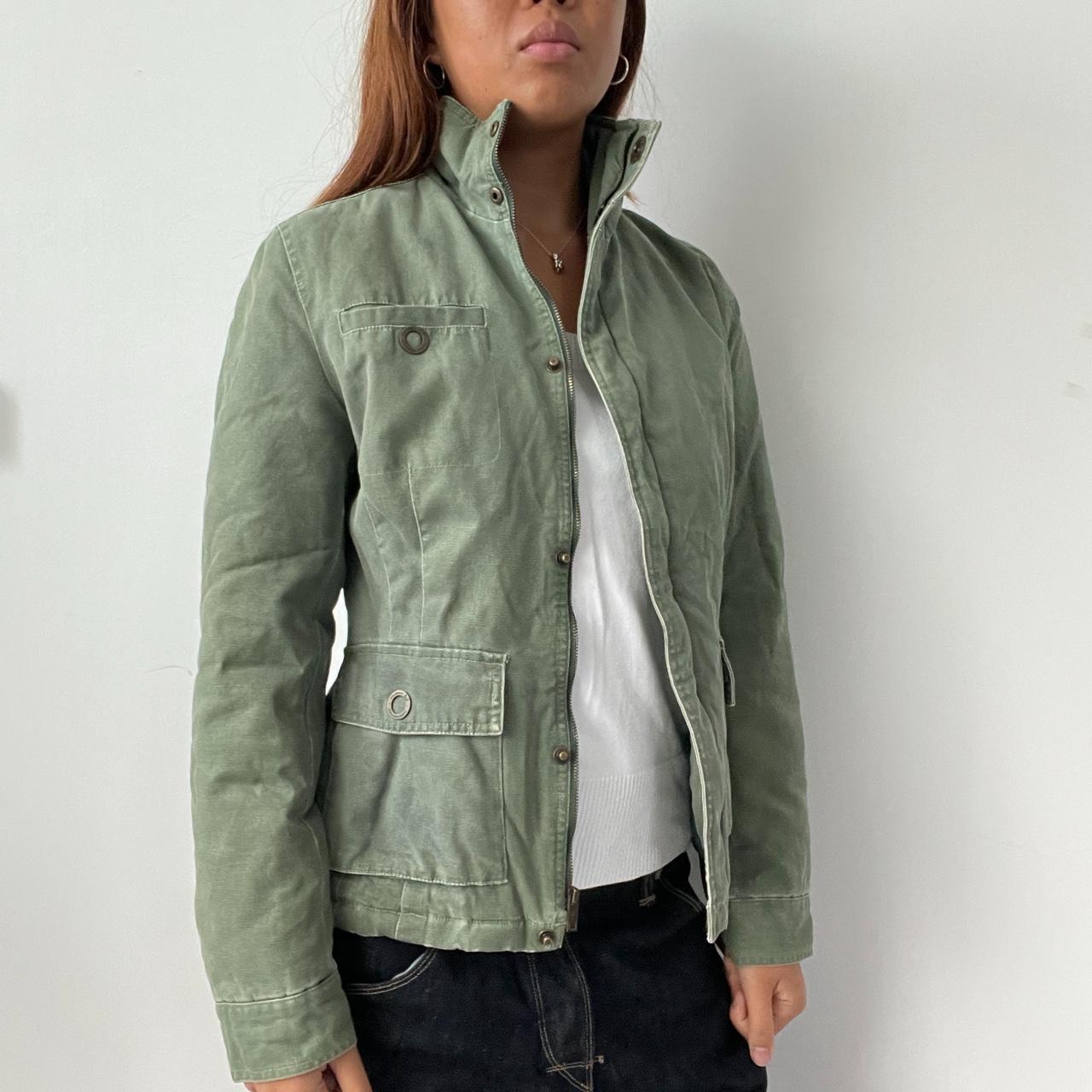 Vintage Khaki Padded Jacket