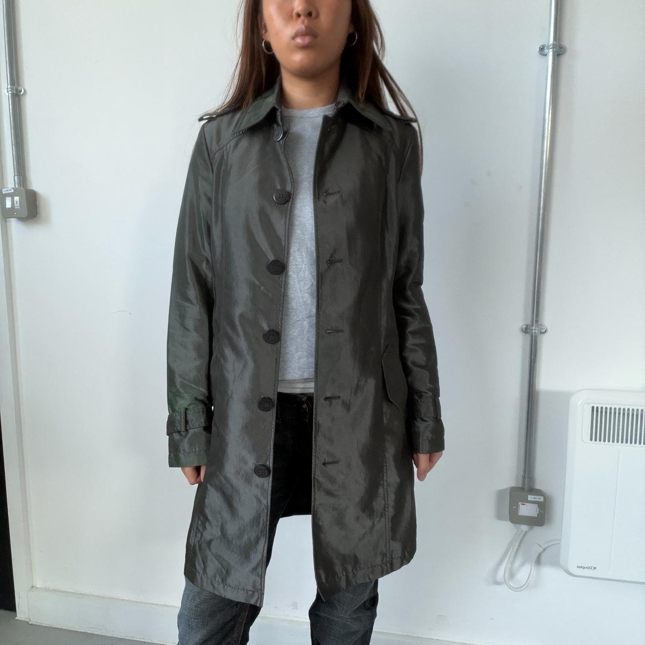 Vintage Grey Trench Coat