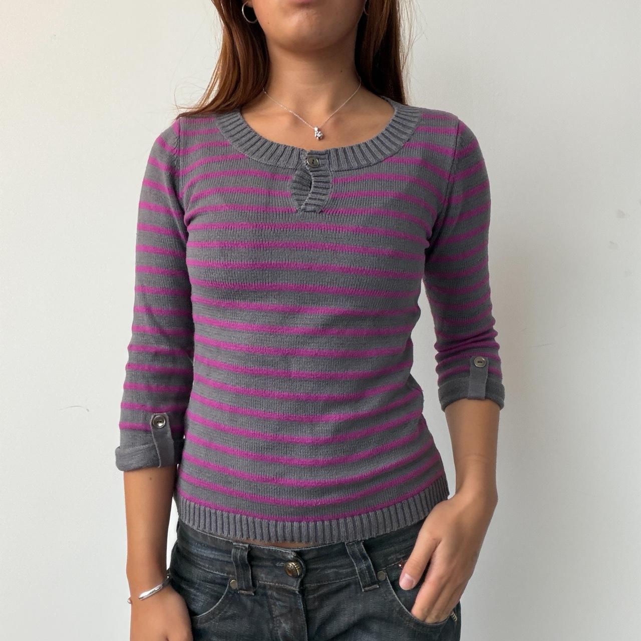 Vintage Grey Knit Jumper