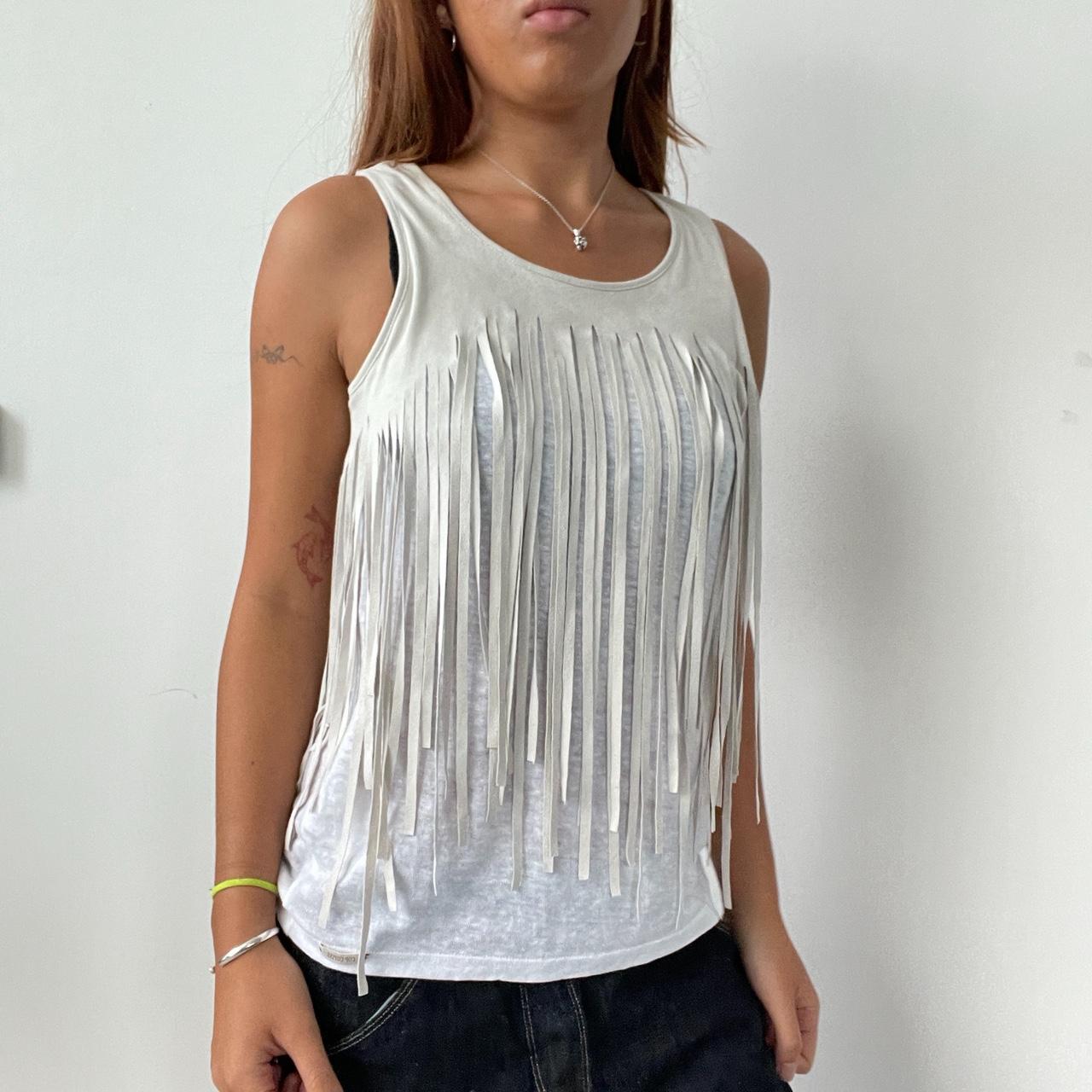 Vintage Cop Copine Fringe Top