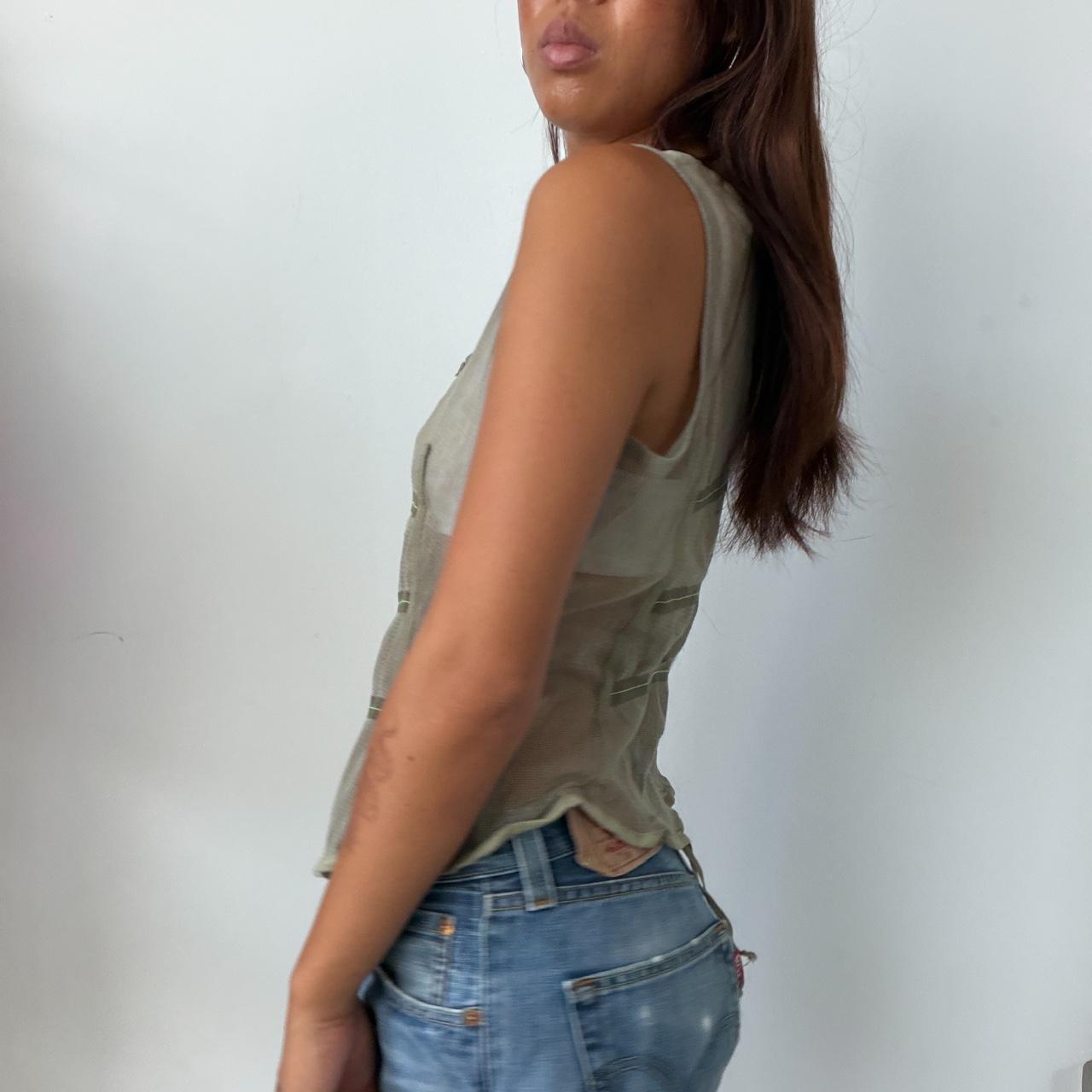 Vintage Mesh Khaki Cop Copine