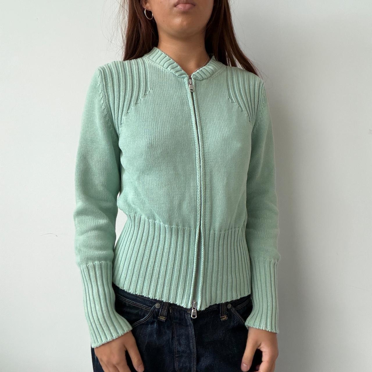 Vintage Turquoise Knit Jumper