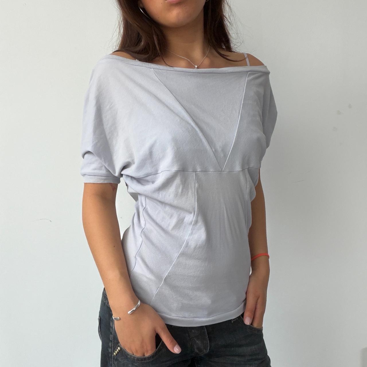 Vintage Lilac Grey Patrizia Pepe Top