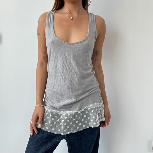 Grey Tunic Dress Top
