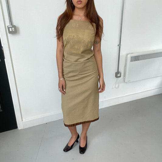 Brown Cop Copine Maxi Dress