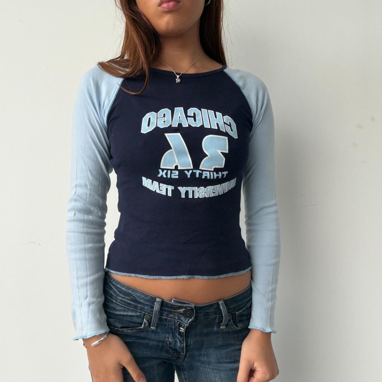 Vintage Navy Graphic Top