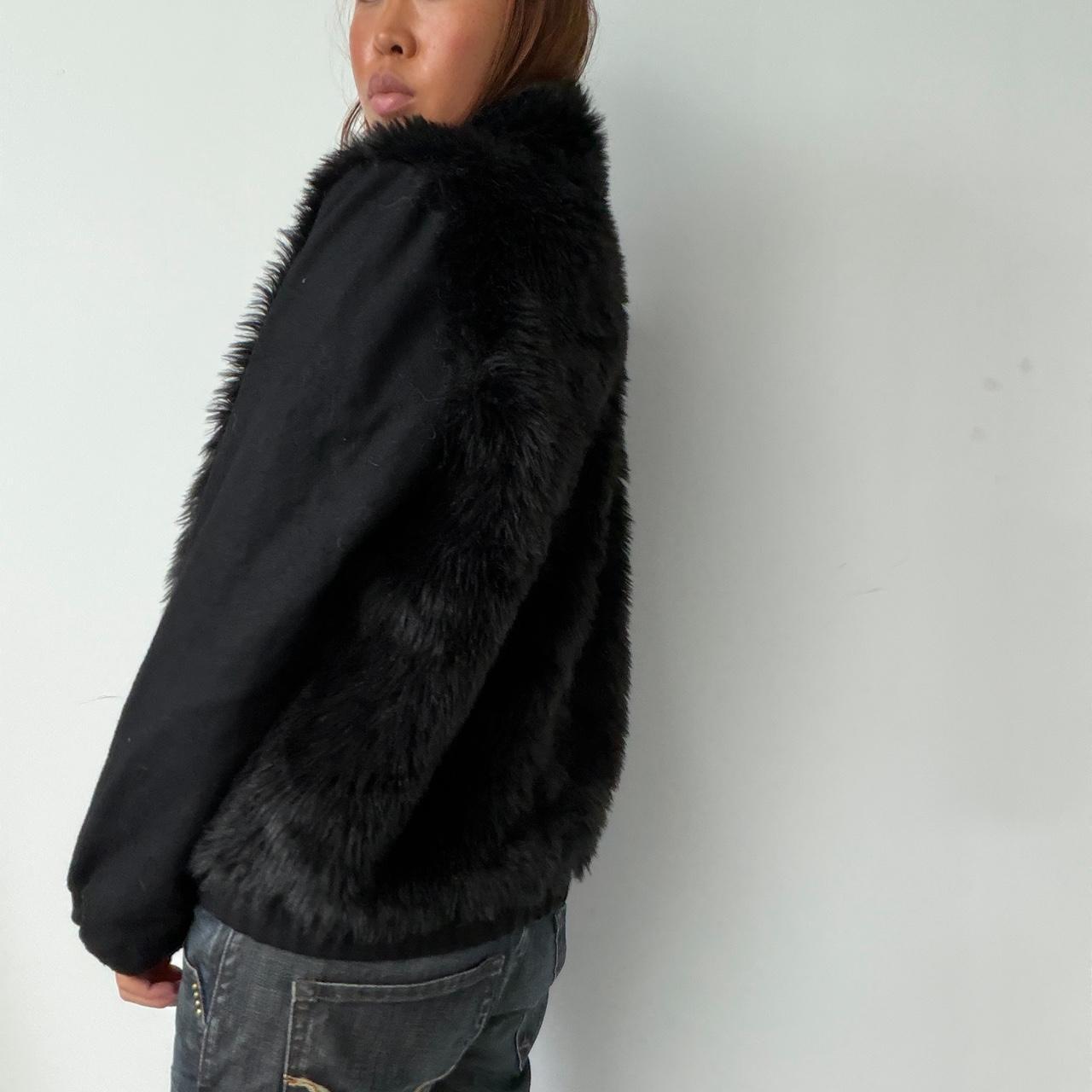 Vintage Black Fur Jacket