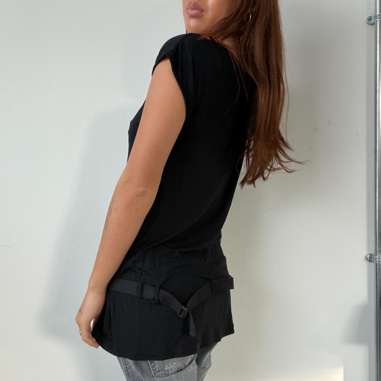 Vintage Black Cop Copine Tunic Top