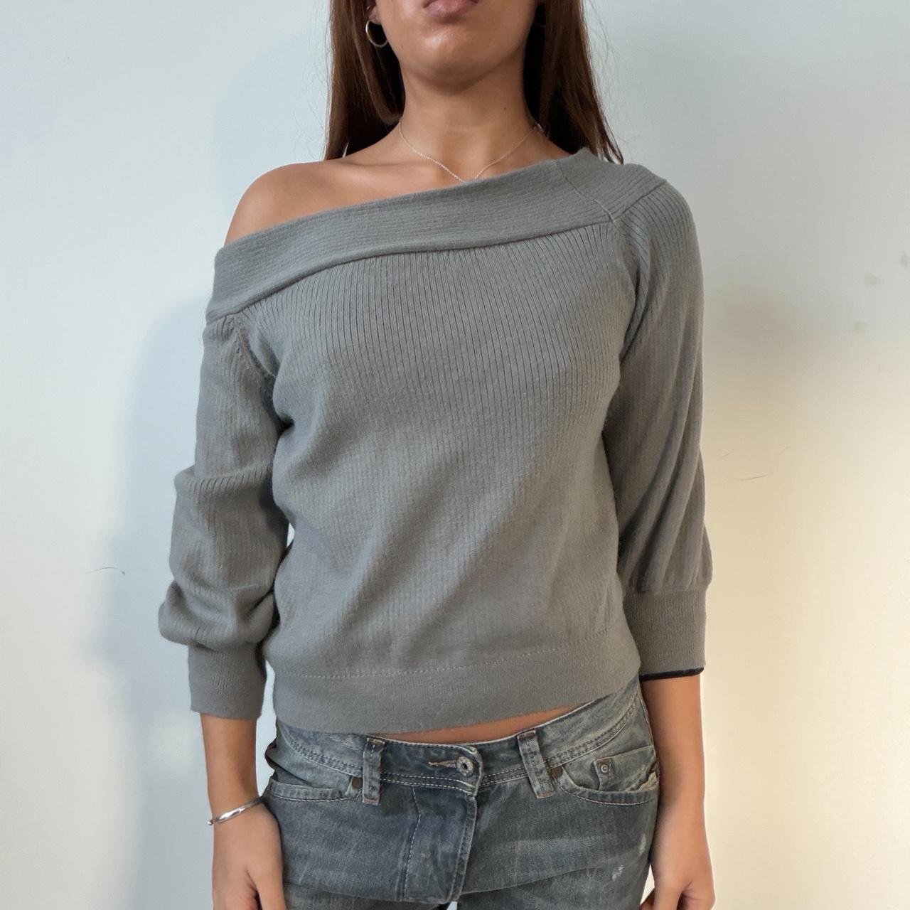 Vintage Grey Knit Jumper