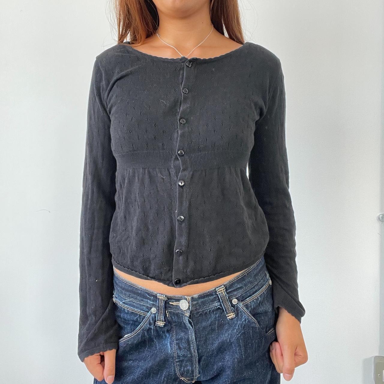 Vintage Comptoir des Cotoinners Pointelle Cardigan