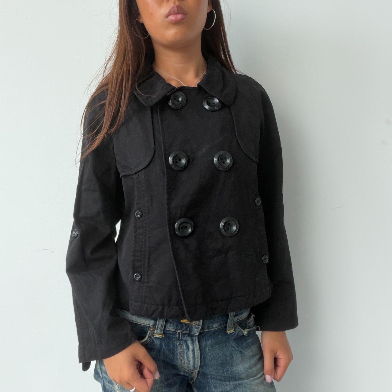 Vintage Black Double Breasted Jacket
