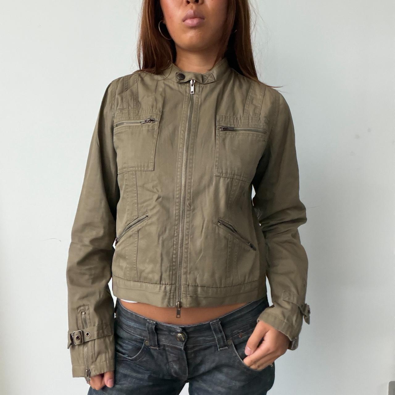 Vintage Khaki Utility Jacket