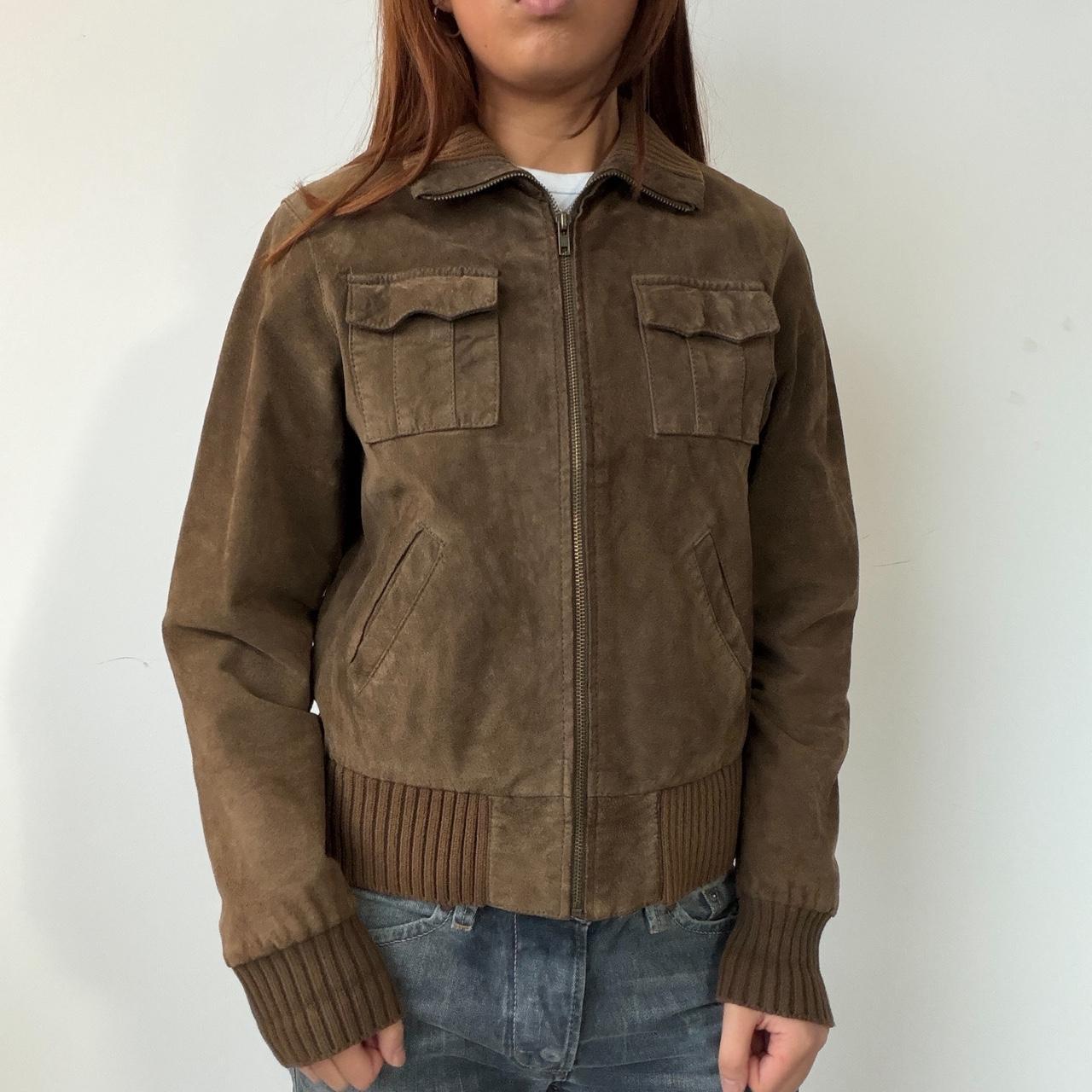 Vintage Brown Suede Jacket