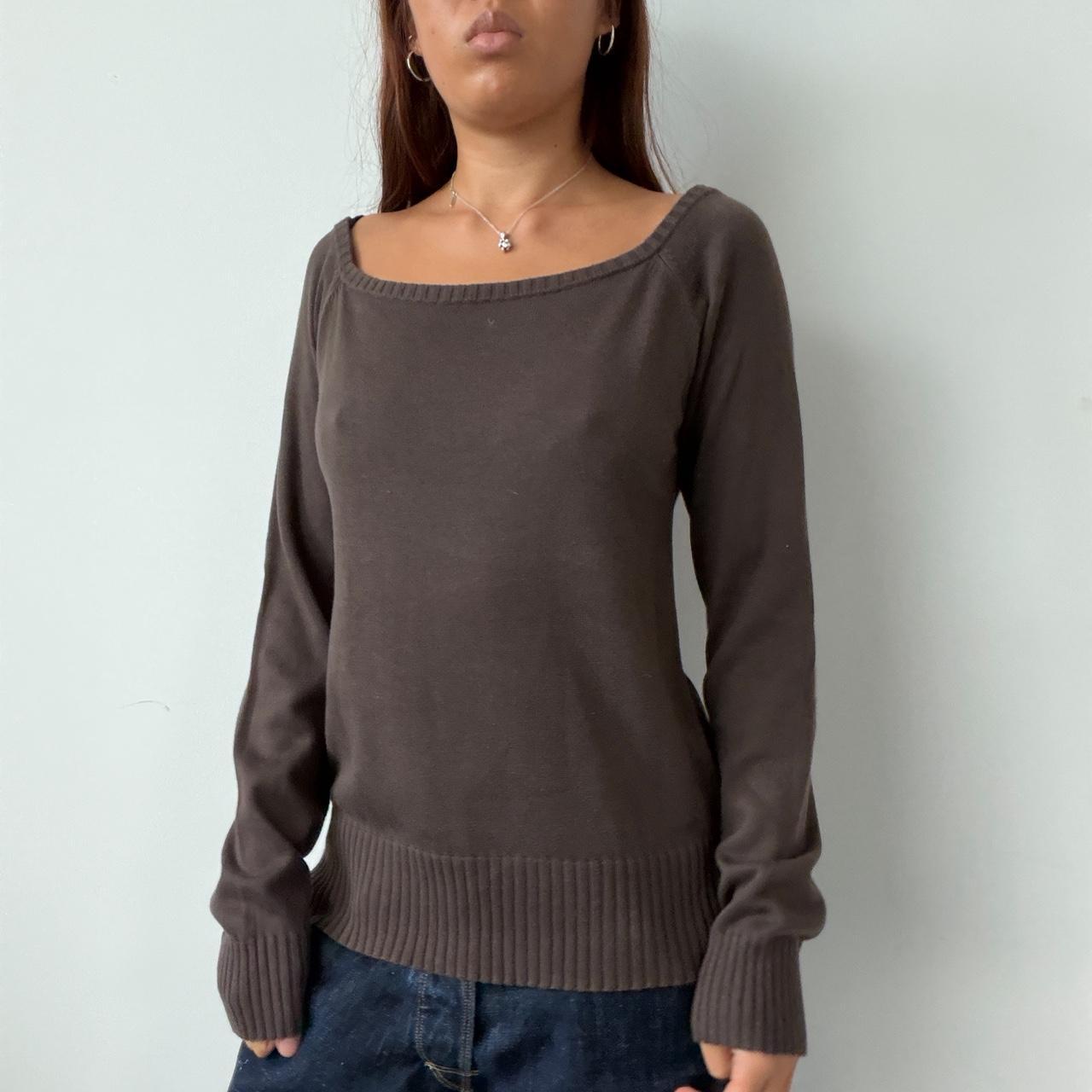 Vintage Brown Knit Jumper