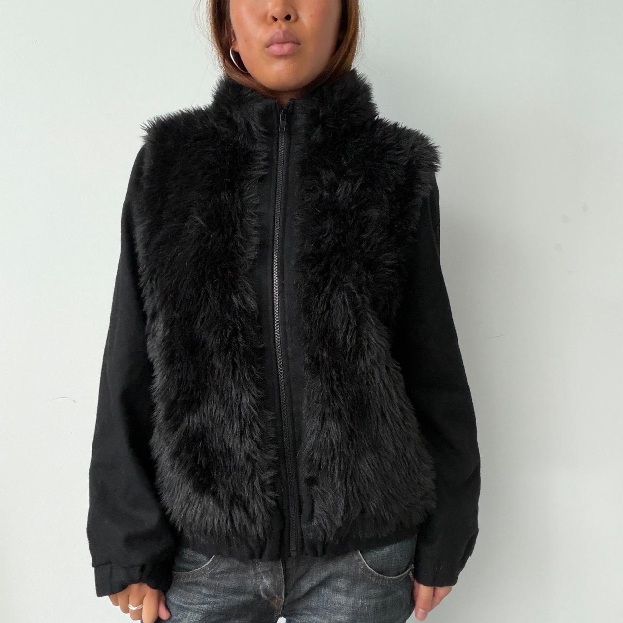 Vintage Black Fur Jacket