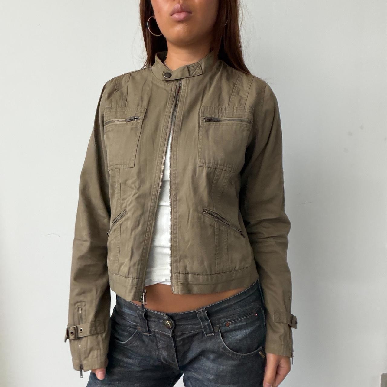 Vintage Khaki Utility Jacket
