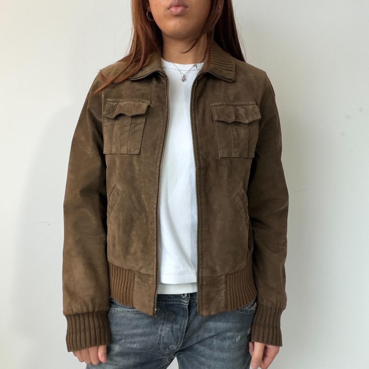 Vintage Brown Suede Jacket