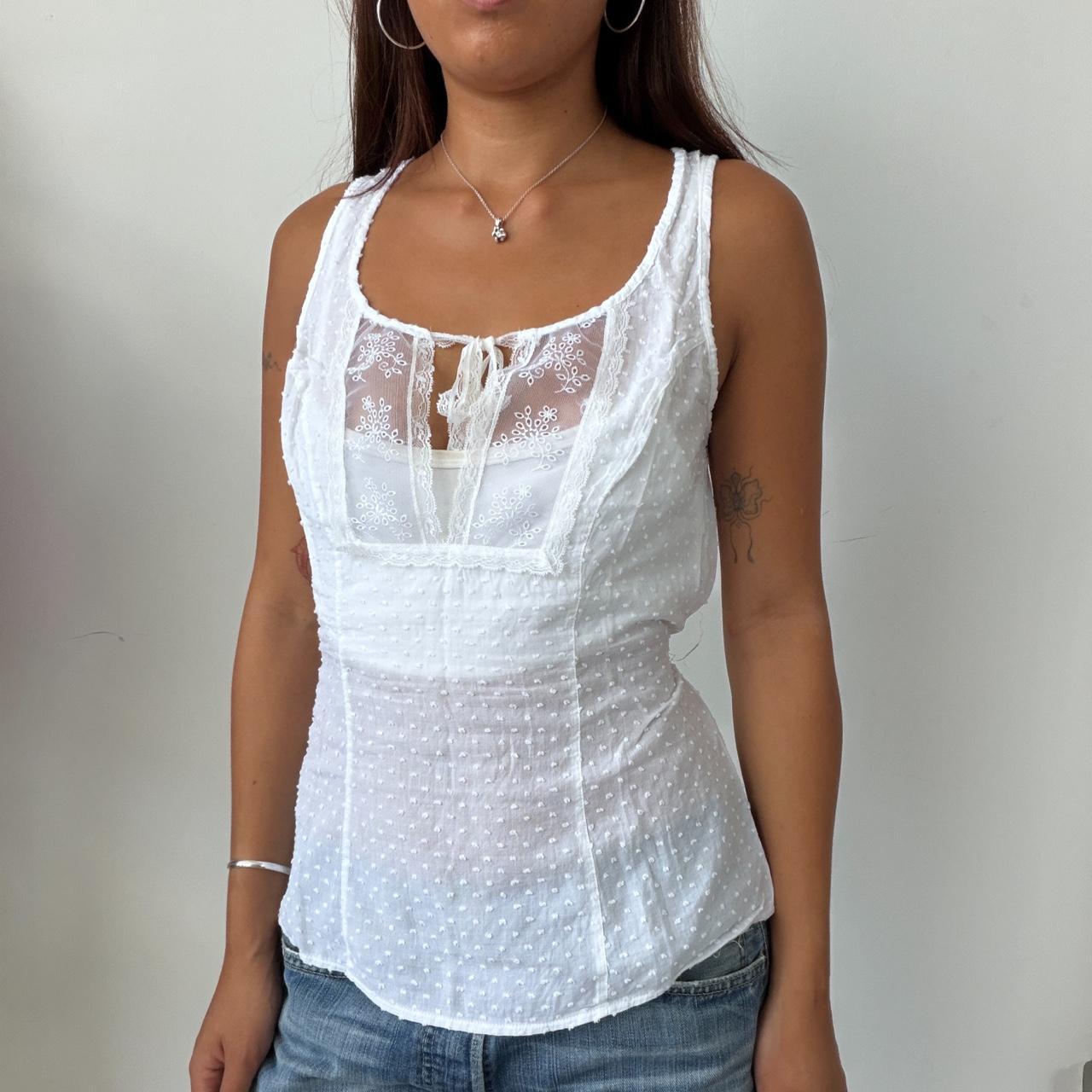 Vintage White Lace Top