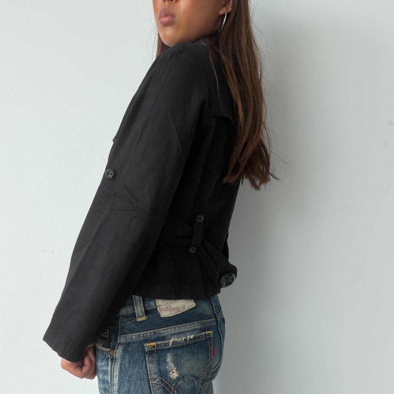 Vintage Black Double Breasted Jacket