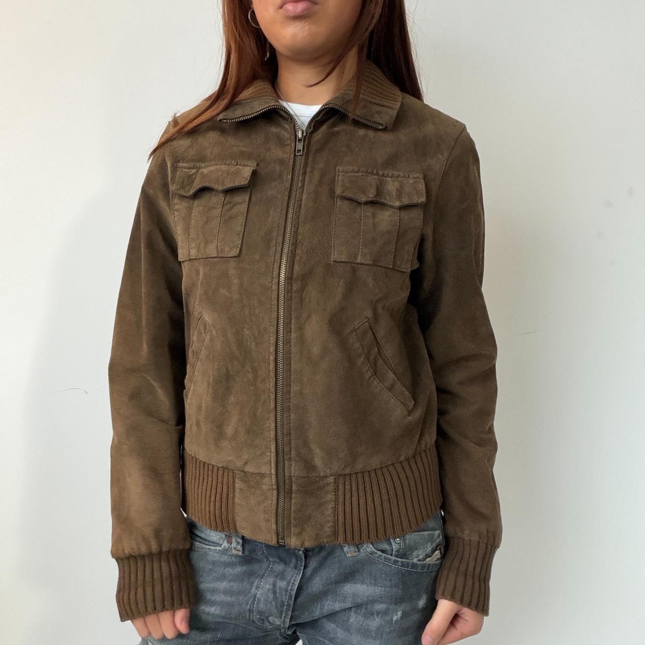 Vintage Brown Suede Jacket